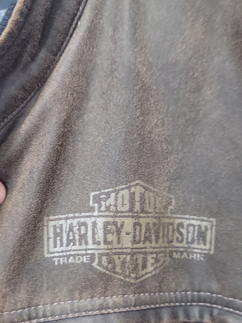 Harley-Davidson Men's Dark Brown Zip-Front Shirt Jacket - Picture 3 of 5